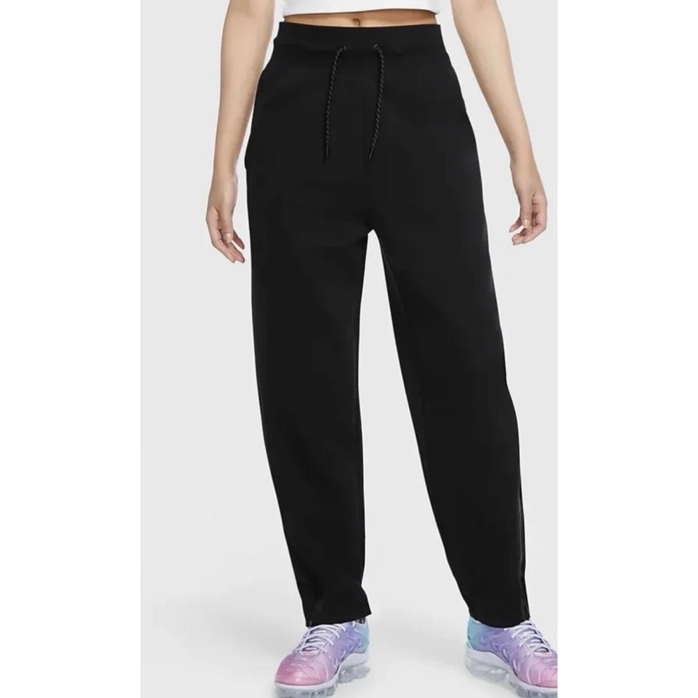 NIKE Womens XS‎ Sweatpants TECH Jogger CW4294 010 Cotton Blend High Rise Sports